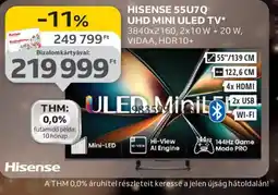 Auchan HISENSE 55U7Q UHD MINI ULED TV ajánlat