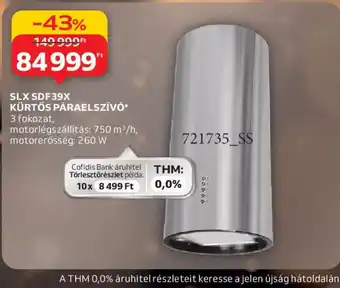 Auchan SLX SDF39X KÜRTŐS PÁRAELSZÍV ajánlat