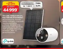 Auchan TP-LINK TAPO TC85 KIT, KÜLTÉRI WI-FI KAMERA ajánlat