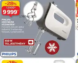 Auchan PHILIPS HR3740/00 KÉZIMIXER ajánlat