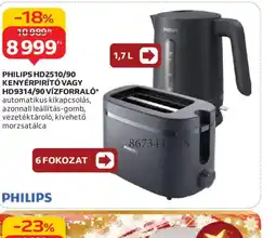 Auchan PHILIPS HD2510/90 VAGY HD9314/90 ajánlat