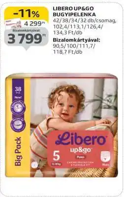 Auchan Libero Up&Go bugyipelenka ajánlat