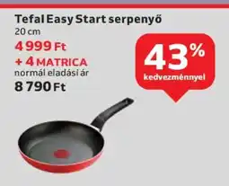 Auchan Tefal Easy Start serpenyő ajánlat