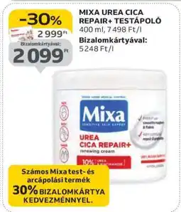 Auchan Mixa Urea Cica Repair+ Testápoló ajánlat
