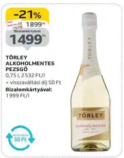 Auchan Törley Alkoholmentes pezsgő ajánlat