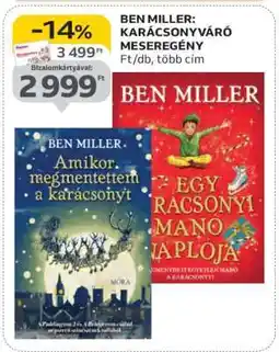 Auchan BEN MILLER: KARÁCSONYVÁRÓ MESEREGÉNY ajánlat