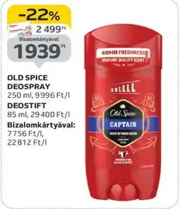 Auchan OLD SPICE DEOSPRAY ajánlat