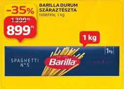 Auchan Barilla durum száraztészta ajánlat