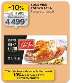 Auchan SOUS VIDE EGÉSZ KACSA ajánlat