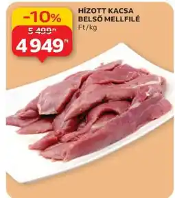 Auchan Hízott kacsa belső mellfilé ajánlat