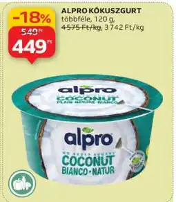 Auchan Alpro kókuszgurt ajánlat