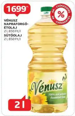 Auchan VÉNUSZ Napraforgó-étolaj ajánlat