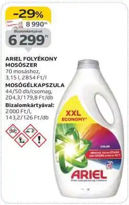 Auchan ARIEL Folyékony mosószer ajánlat