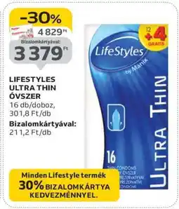 Auchan LIFESTYLES ULTRA THIN ÓVSZER ajánlat