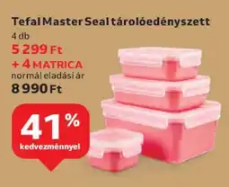 Auchan Tefal Master Seal tárolóedényszett ajánlat