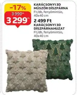 Auchan KARÁCSONYI 3D MŰSZŐR DÍSZPÁRNA ajánlat