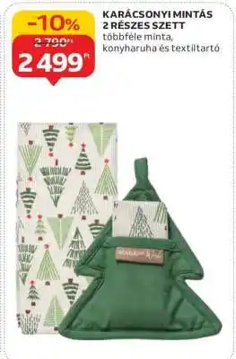 Auchan KARÁCSONYI MINTÁS 2 RÉSZES SZETT ajánlat