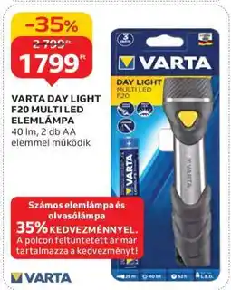 Auchan VARTA DAY LIGHT F20 MULTI LED ELEMLÁMPA ajánlat