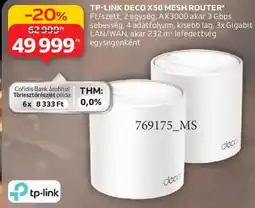 Auchan TP-Link deco x50 mesh router ajánlat