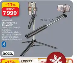 Auchan HOCO K19 SELFIE BOT ÉS ÁLLVÁNY ajánlat
