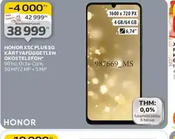 Auchan HONOR X5C PLUS 5G KÁRTYAFÜGGETLEN OKOSTELEFON ajánlat