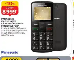 Auchan PANASONIC KX-TU110EXB KÁRTYAFÜGGETLEN MOBILTELEFON ajánlat