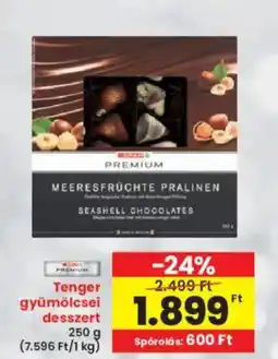Interspar Tenger gyümölcsei desszert ajánlat