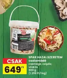 Interspar SPAR HAZAI.SZERETEM csalamádé ajánlat