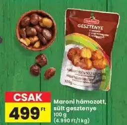 Interspar Maroni hámozott, sült gesztenye ajánlat