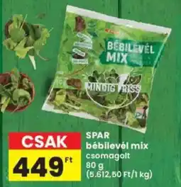 Interspar SPAR bébilevél mix ajánlat