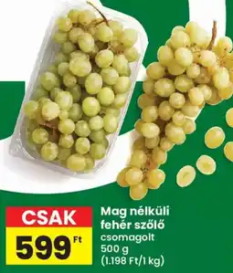Interspar Mag nélküli fehér szőlő ajánlat