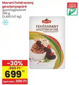 Interspar Maroni Fehérarany gesztenyepüré ajánlat