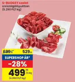 Interspar S-BUDGET szelet ajánlat