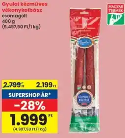 Interspar Gyulai kézműves vékonykolbász ajánlat