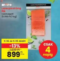 Interspar Lazacpisztráng filé ajánlat