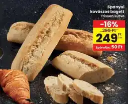 Interspar Spanyol kovászos bagett ajánlat