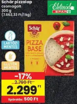 Interspar Schär pizzalap ajánlat