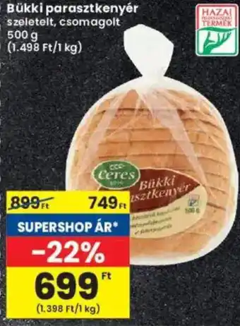 Interspar Bükki parasztkenyér ajánlat