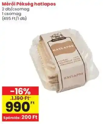 Interspar Mérői Pékség hatlapos ajánlat