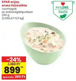 Interspar SPAR enjoy orosz hússaláta ajánlat