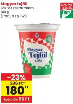 Interspar Magyar tejföl ajánlat