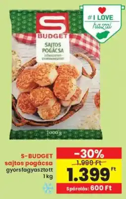 Interspar S-BUDGET sajtos pogácsa ajánlat