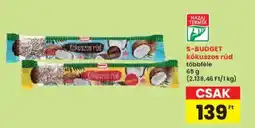 Interspar S-BUDGET kókuszos rúd ajánlat