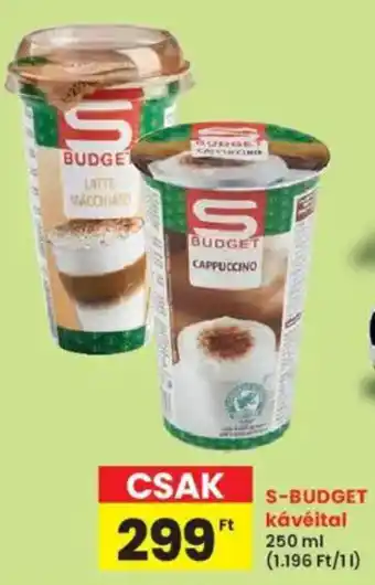 Interspar S-BUDGET kávéital ajánlat