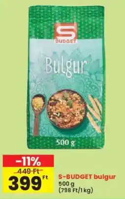 Interspar S-BUDGET bulgur ajánlat