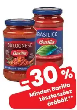 Interspar Barilla tésztaszósz ajánlat