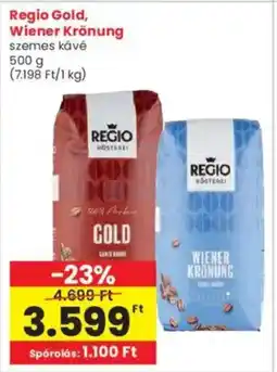 Interspar Regio Gold, Wiener Krönung szemes kávé ajánlat
