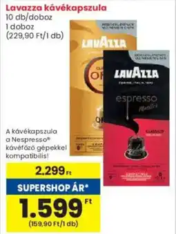 Interspar Lavazza kávékapszula ajánlat