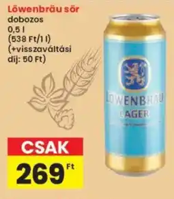 Interspar Löwenbräu sör ajánlat