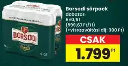 Interspar Borsodi sörpack ajánlat